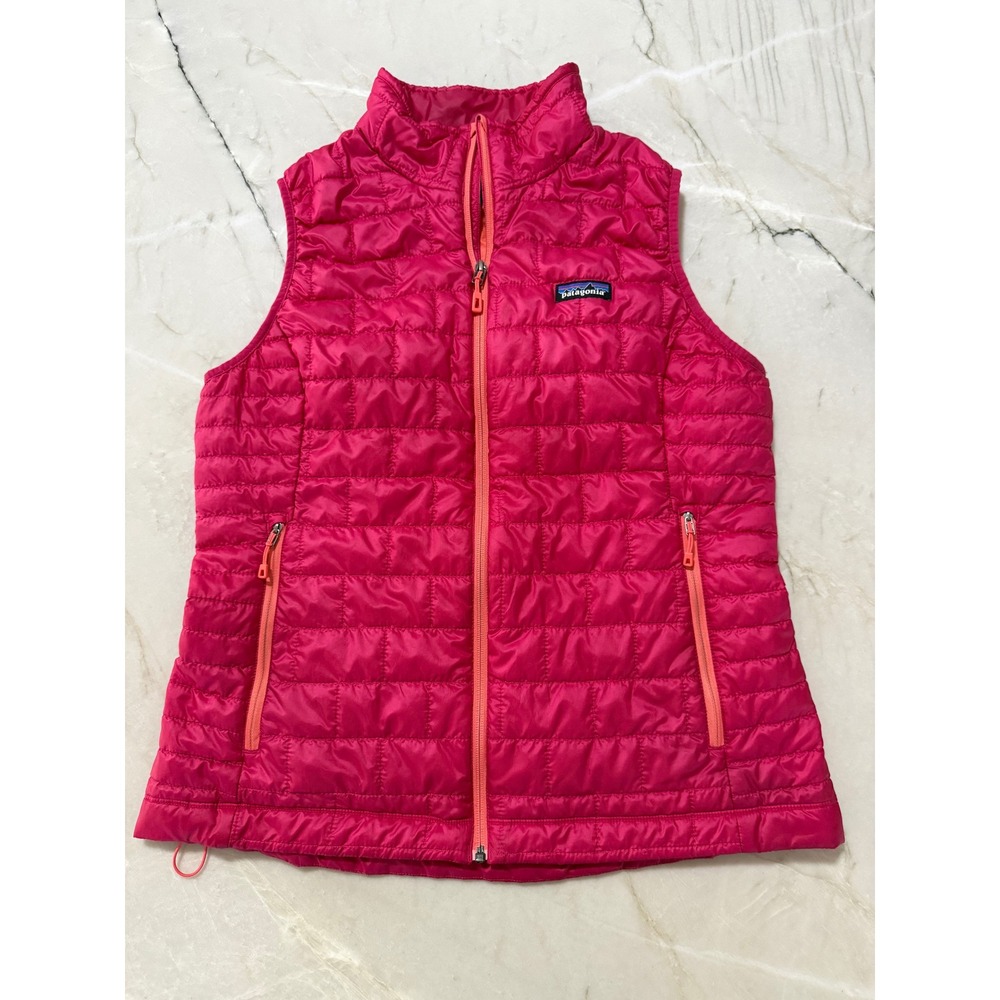 Patagonia Nano Puff Primaloft Light Vest Women's Large Insulated Full Zip Puffer